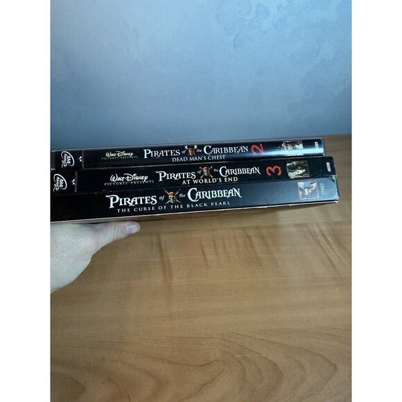 Pirates Of The Caribbean Disney DVD Lot Movies 1,2,3 - Picture 8 of 8